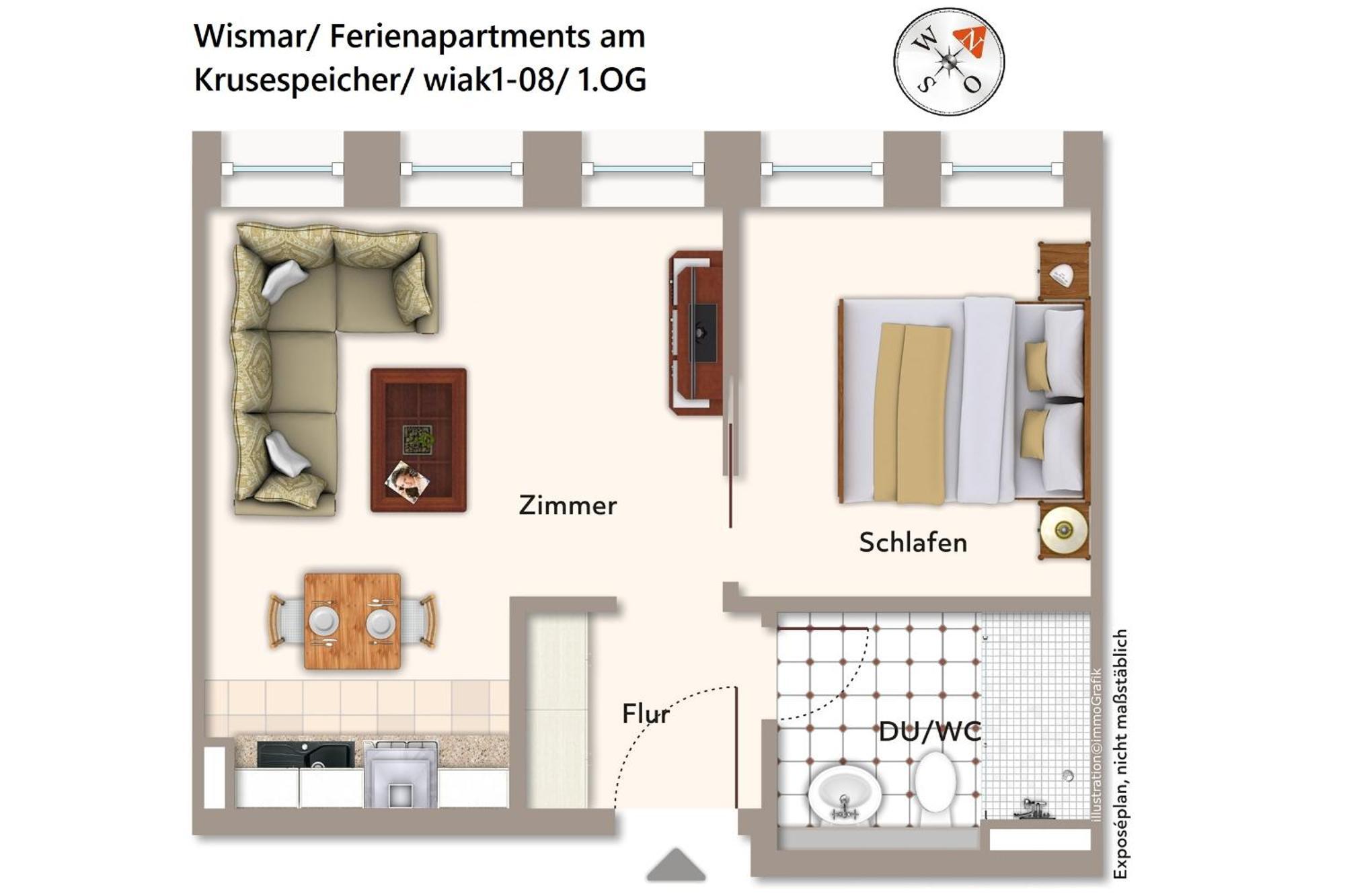Ferienapartments Am Krusespeicher Ferienapartments Am Krusespeicher 1-08 Wismar Exterior photo